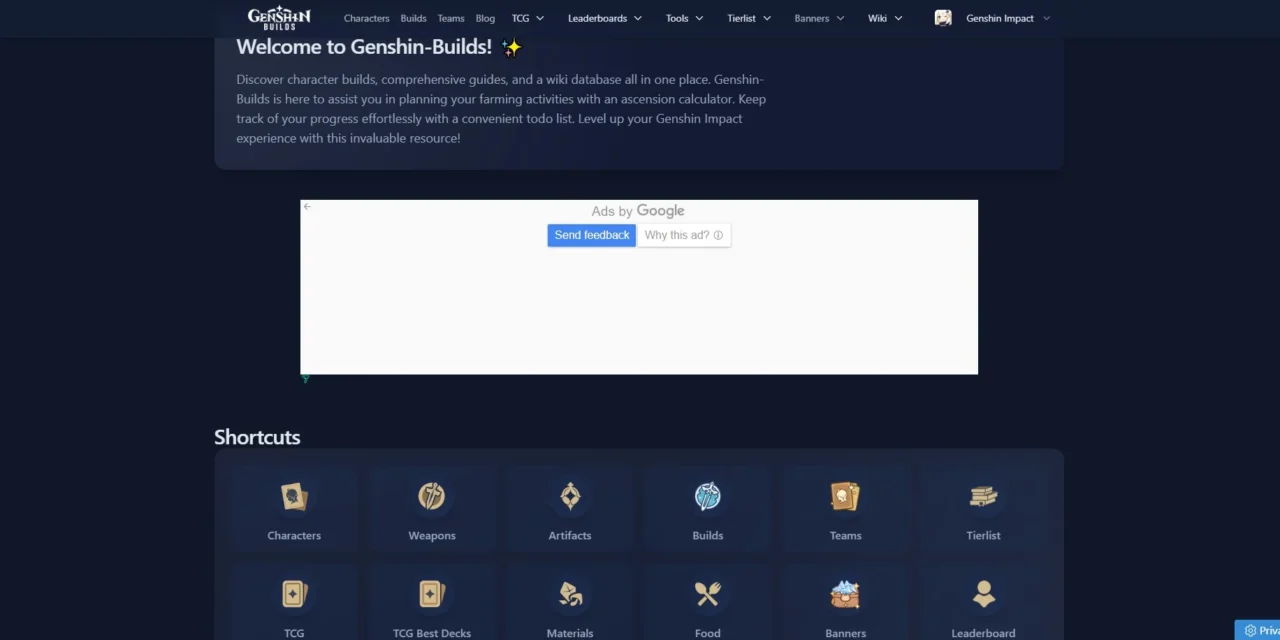 Genshin-Builds.com Review: Best Character Builds, Guides & Tools for Genshin Impact