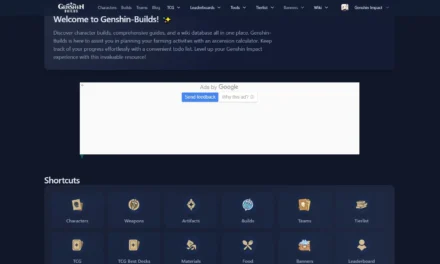 Genshin-Builds.com Review: Best Character Builds, Guides & Tools for Genshin Impact