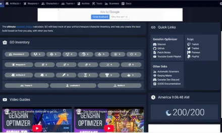 Genshin Optimizer Guide: Best Tool for Builds, Artifacts & DPS Calculation