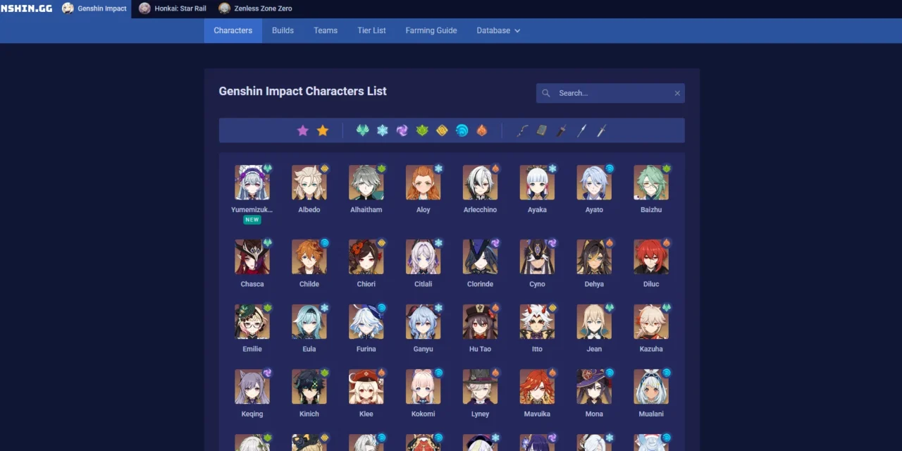 Genshin.gg Review: Website for Genshin Impact Builds, Tier Lists, and Guides