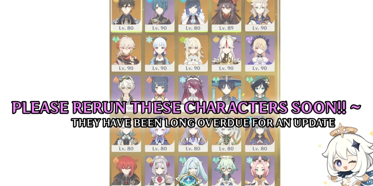 Which 4-Star Characters Have Been Missing the Longest in Genshin Impact?