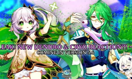 Genshin Impact Leak Reveals New Cryo & Dendro Reaction in Version 5.6