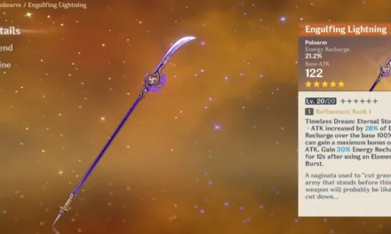 Engulfing Lightning Genshin Impact Weapon Guide: Best Builds, Stats, and How to Get It