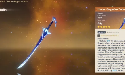 Haran Geppaku Futsu in Genshin Impact: Best Builds, Stats, and How to Get This 5-Star Sword
