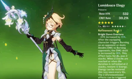 Lumidouce Elegy Genshin Impact Guide: Best Builds, Stats, Passive Ability, and How to Get It