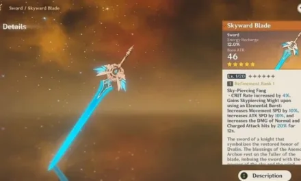 Skyward Blade Genshin Impact Guide: Best Builds, Stats, Characters, and How to Get It