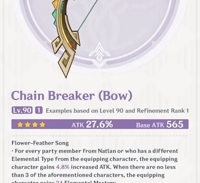 Chain Breaker Genshin Impact Guide: Best Builds, Stats, and How to Craft This Powerful 4-Star Bow