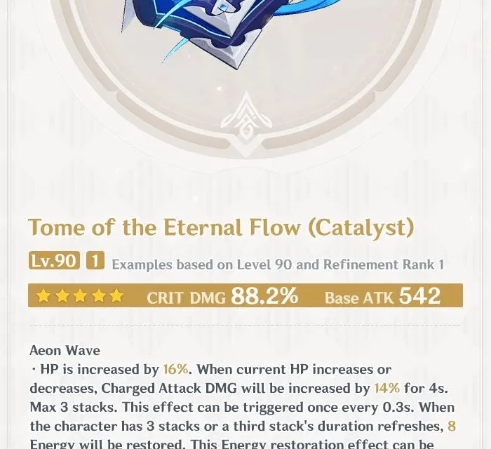 Tome of the Eternal Flow Genshin Impact Guide: Best Builds, Stats, and How to Get It
