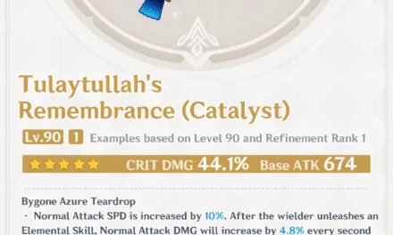 Tulaytullah’s Remembrance Guide for Genshin Impact: Best Builds, Stats, and Characters
