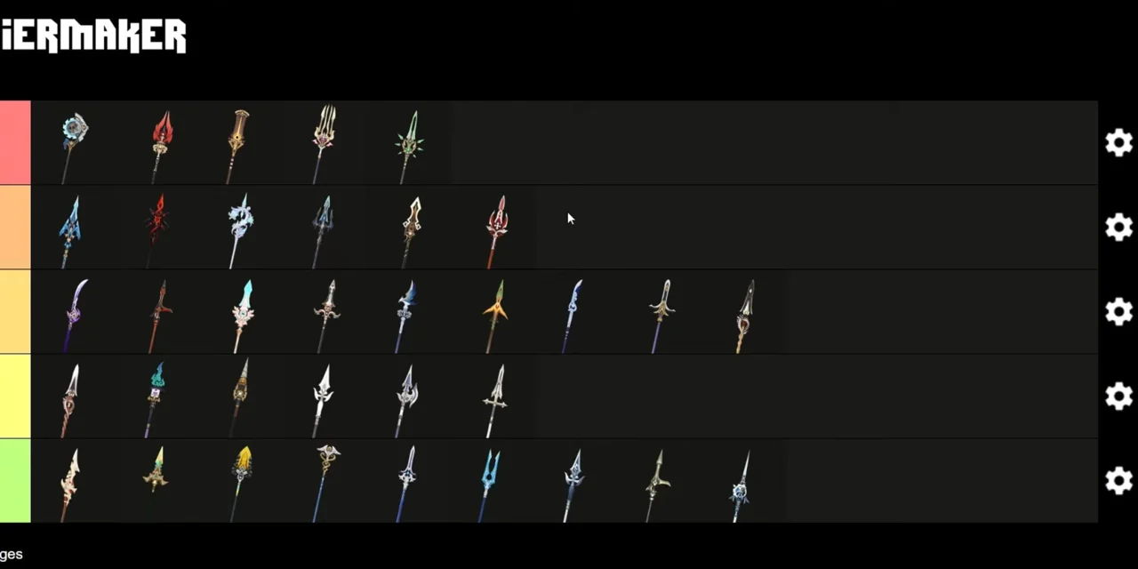 Best Weapons for Ineffa in Genshin Impact: Full Tier List Breakdown