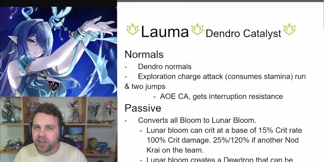 Lauma Kit Breakdown: Genshin Impact’s First Dedicated Lunar Bloom Support